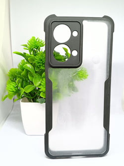 One Plus Nord 2T Black Xunod Mobile Clear Case